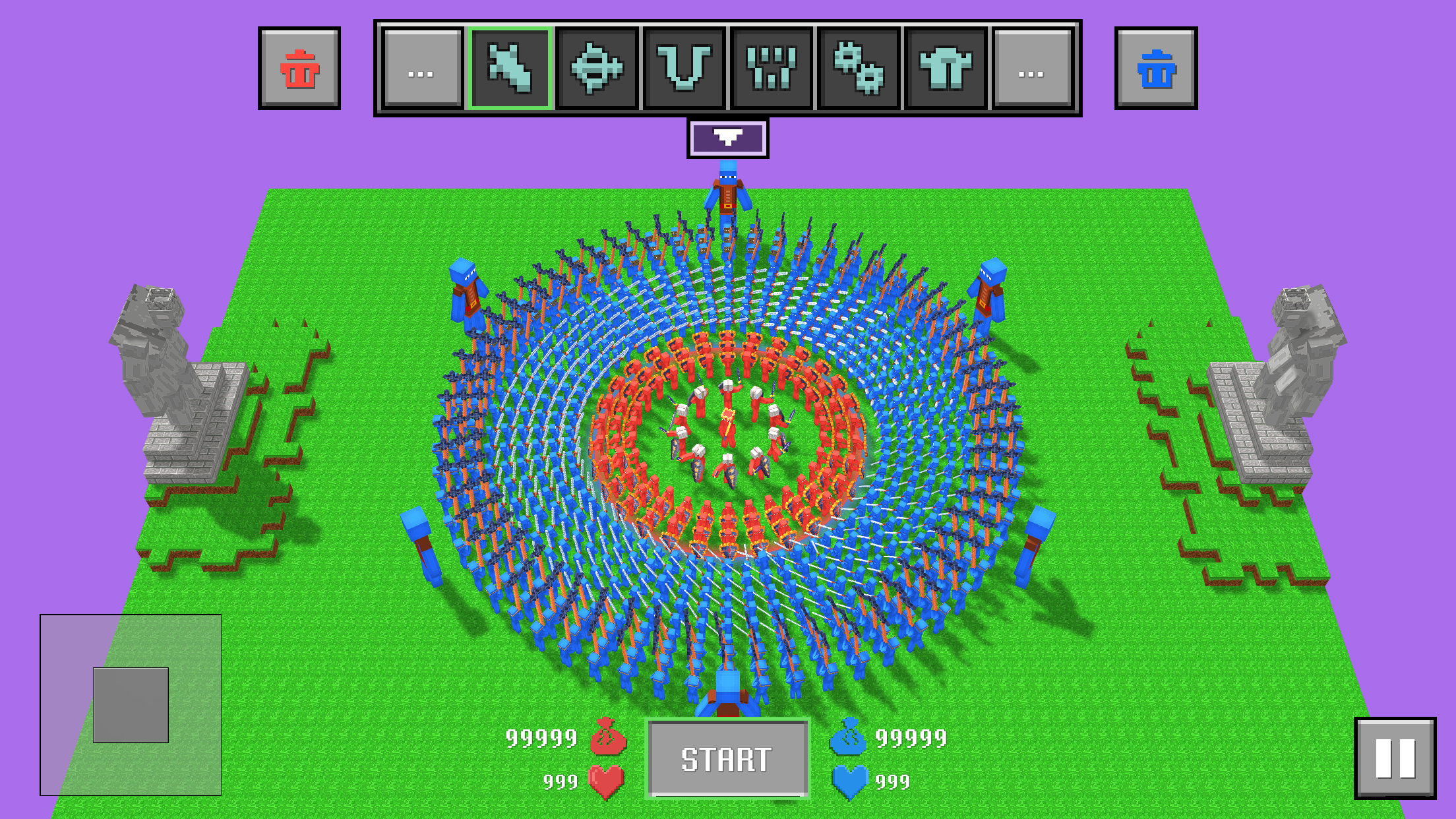 Blocky Ragdoll Battle screenshot 5