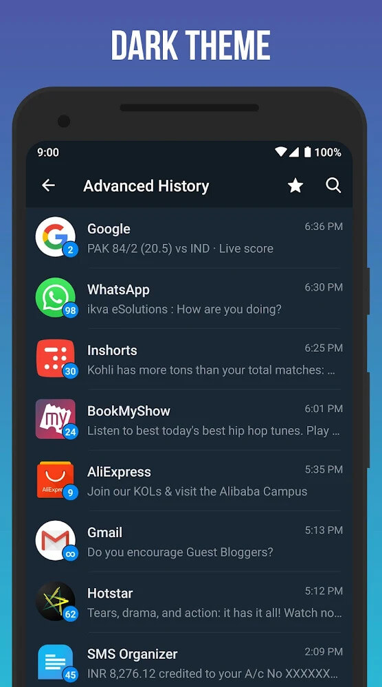 Notification History Log screenshot 4