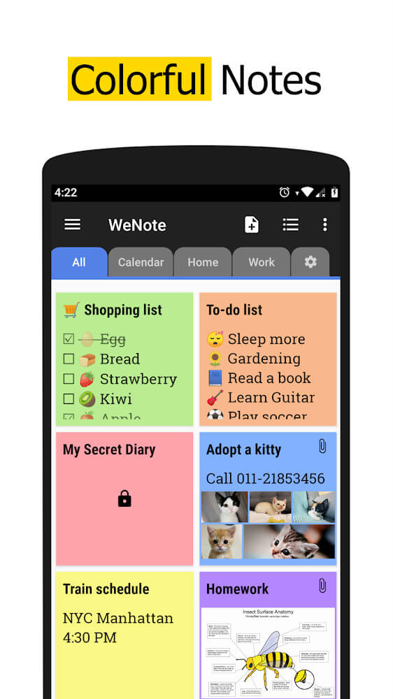 WeNote screenshot 2