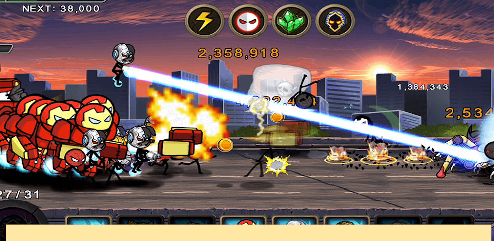 HERO WARS: Super Stickman Defense screenshot 1