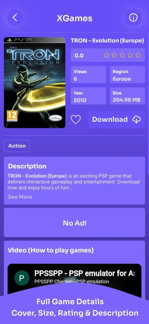 XGames – Play PSP, PS2 & More screenshot 6