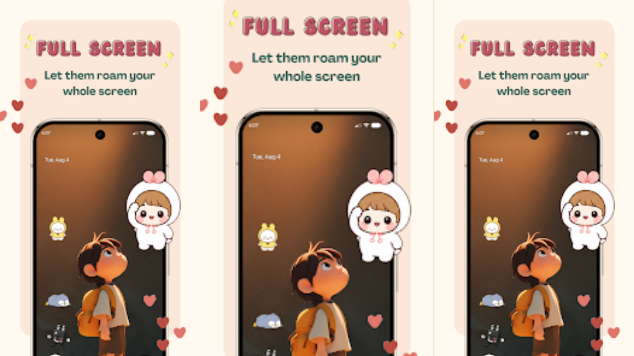 Shimeji Pets Cute: Screen Pals screenshot 1