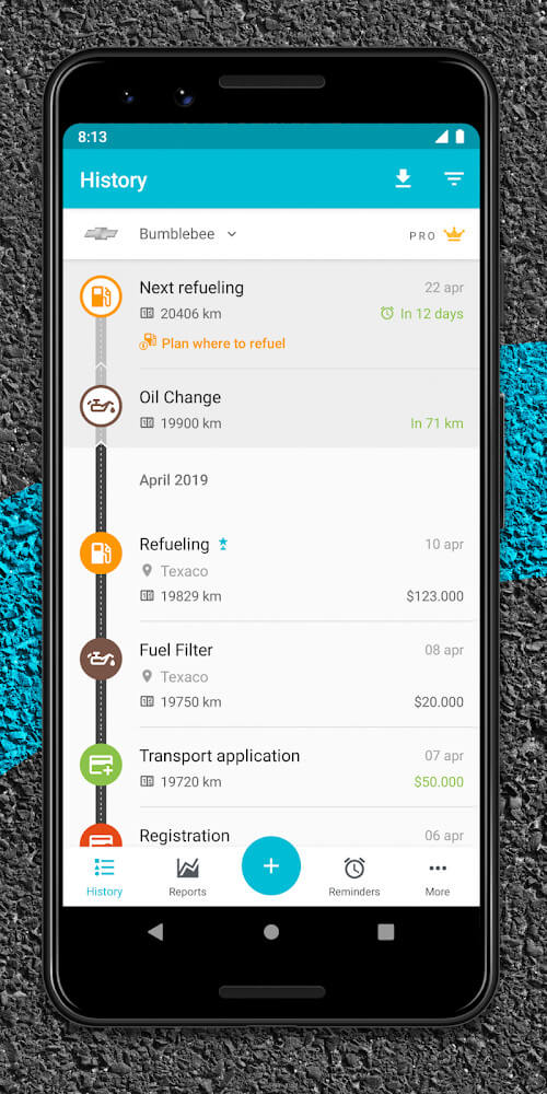 Drivvo screenshot 2