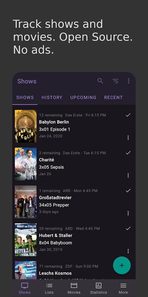 SeriesGuide screenshot 2