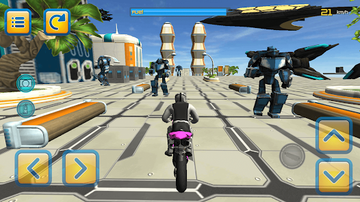 Future City Motorbike Drive screenshot 5
