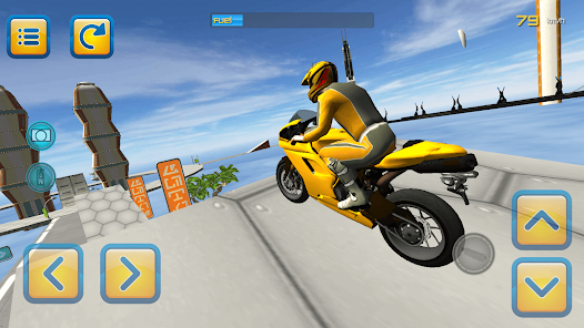 Future City Motorbike Drive screenshot 2