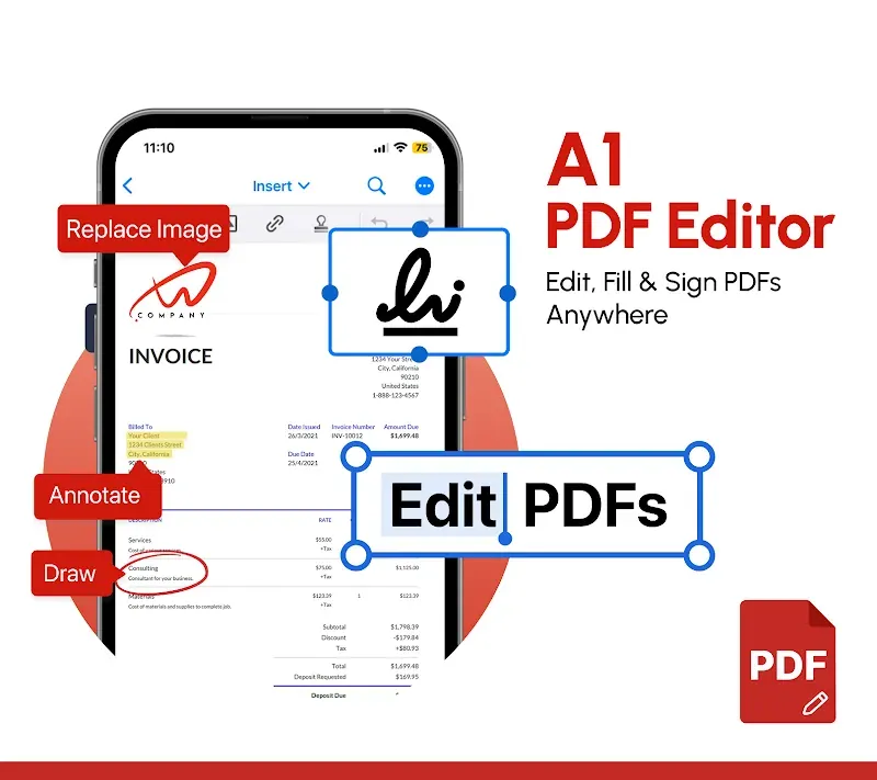 PDF Editor by A1 preview image 2