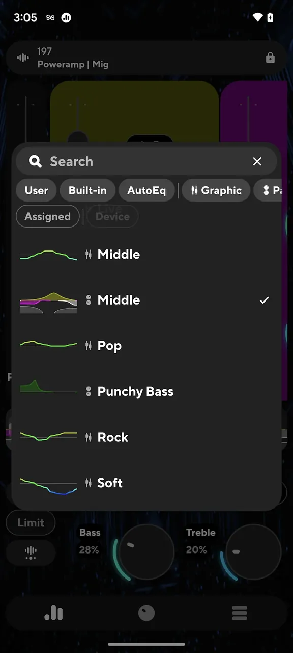 Poweramp Equalizer screenshot 5