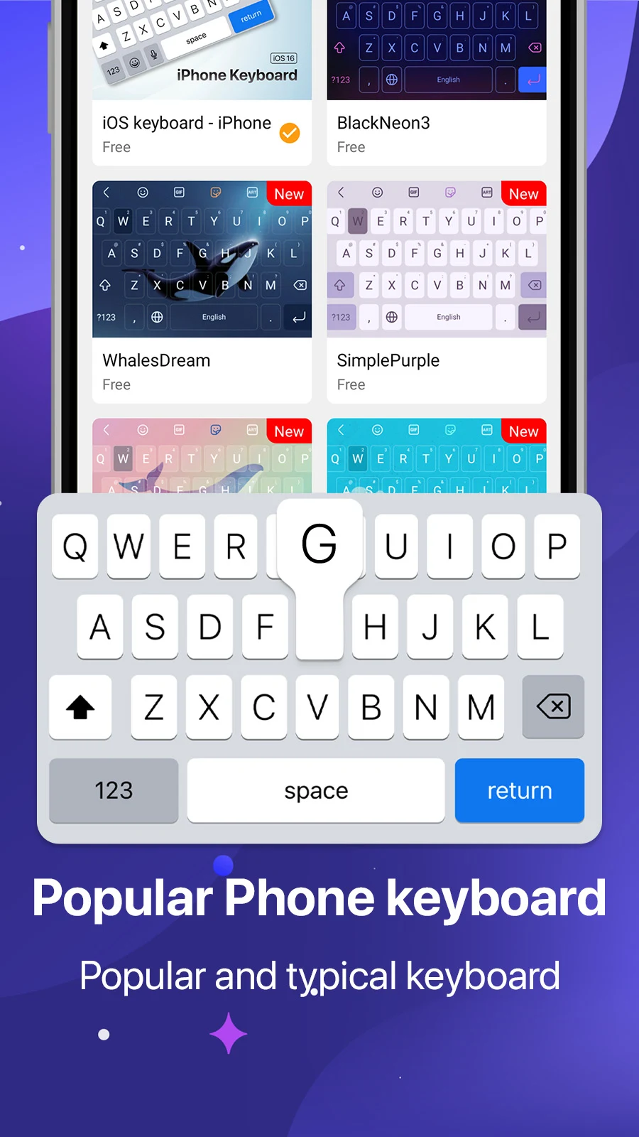 Keyboard OS 18 - Emojis screenshot 5