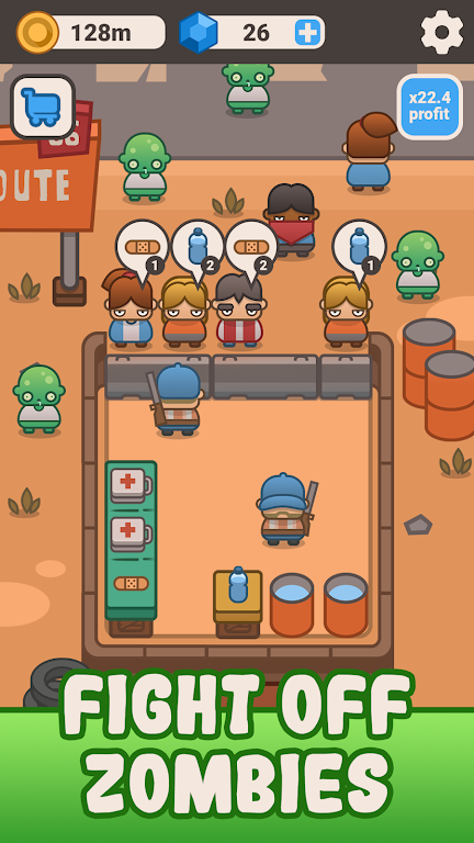 Idle Outpost: Upgrade Games screenshot 2