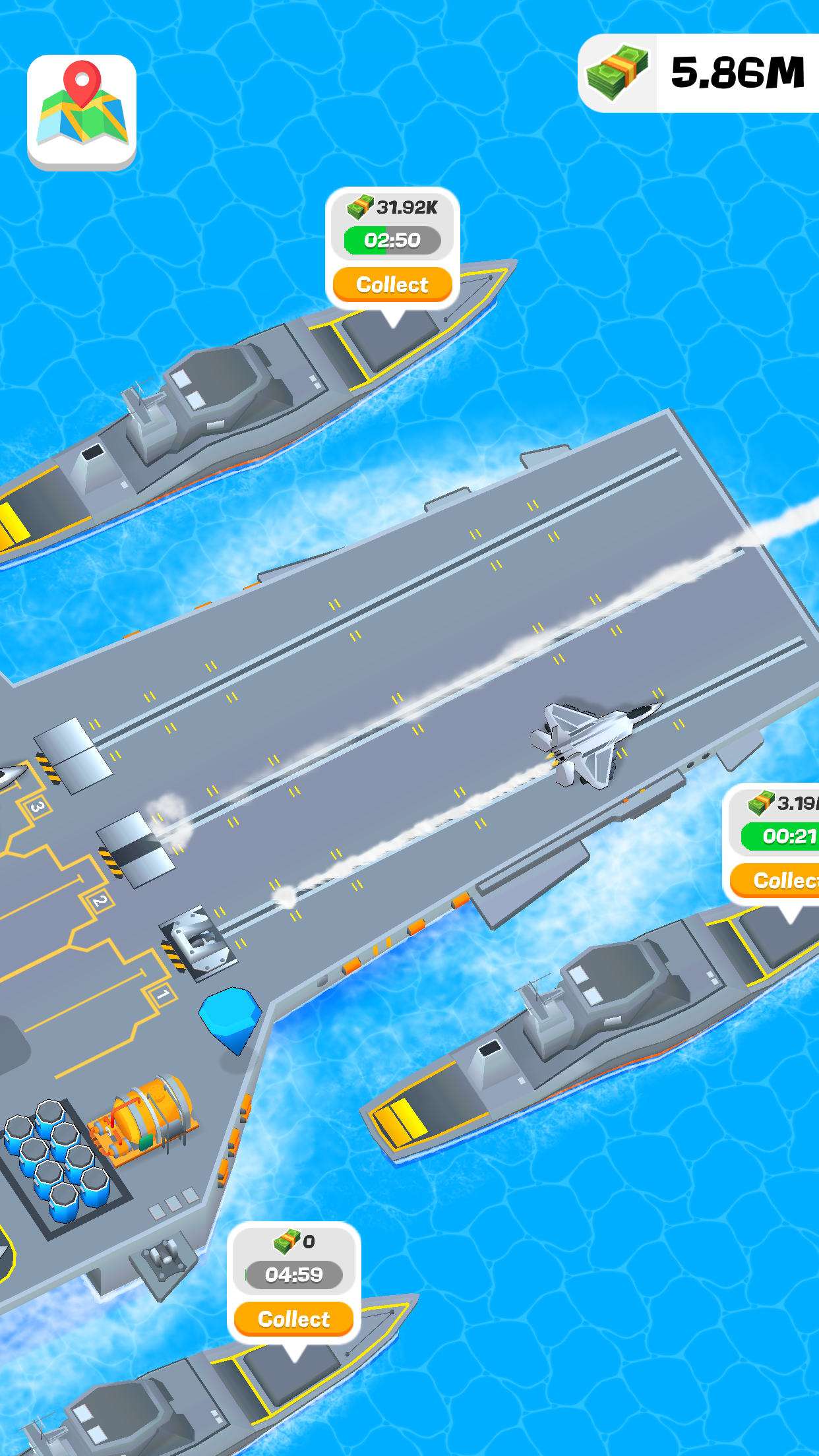 Idle Aircraft Carrier screenshot 2
