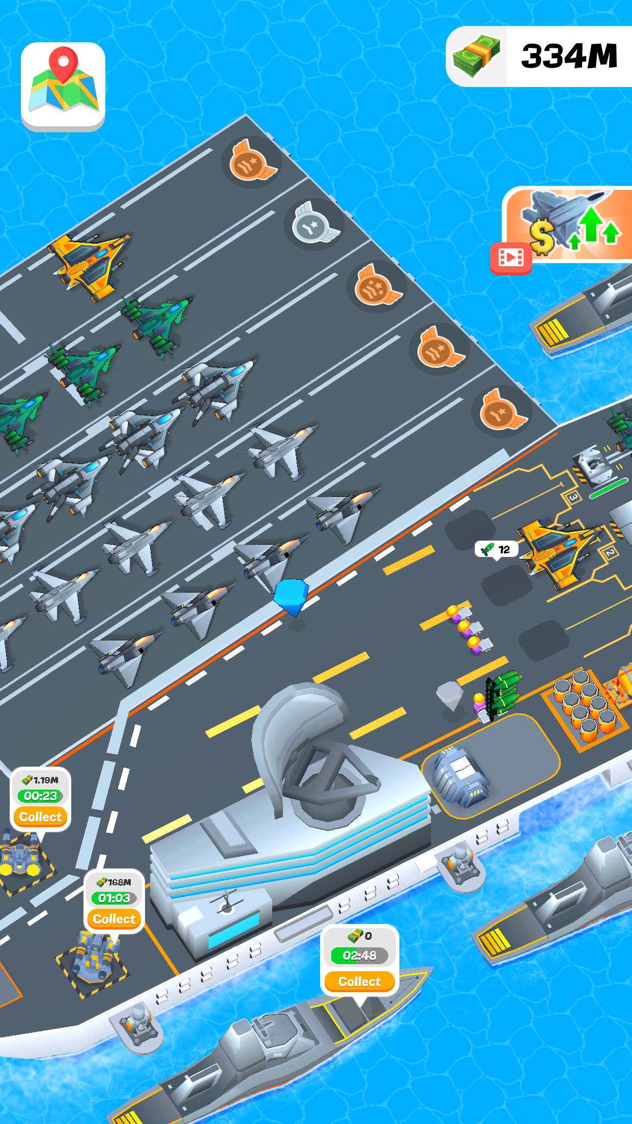 Idle Aircraft Carrier screenshot 4