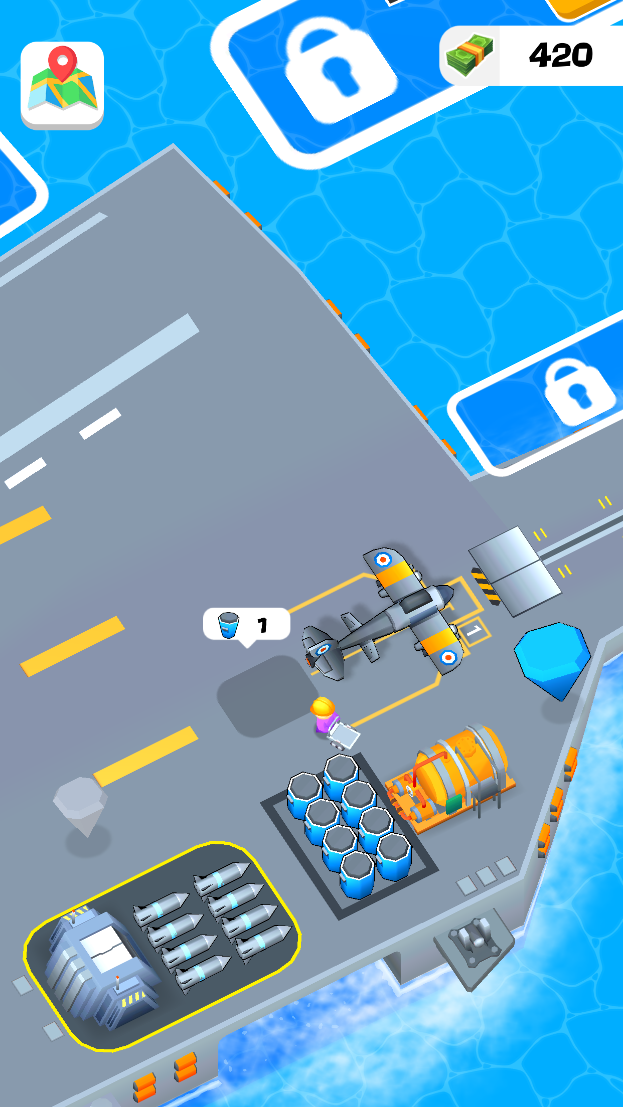 Idle Aircraft Carrier screenshot 5