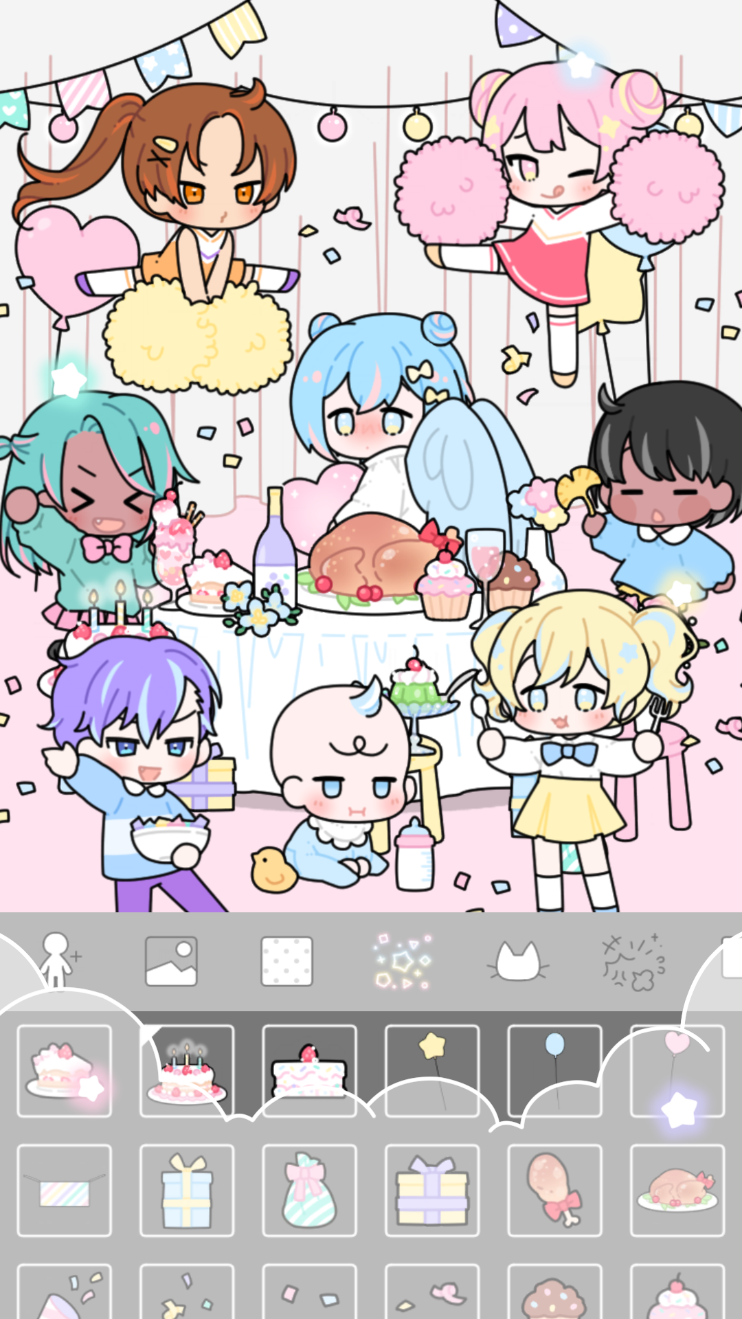 Pastel Party : Dress Up Game screenshot 1