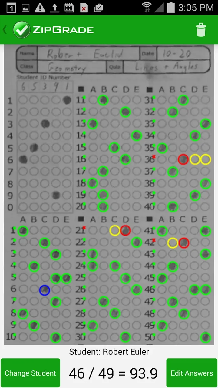 ZipGrade screenshot 3