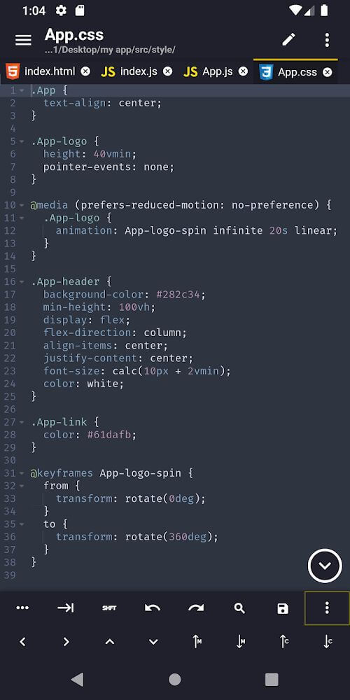 Acode - Powerful Code Editor screenshot 2
