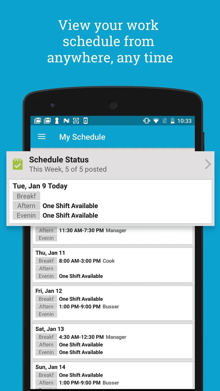 HotSchedules screenshot 5