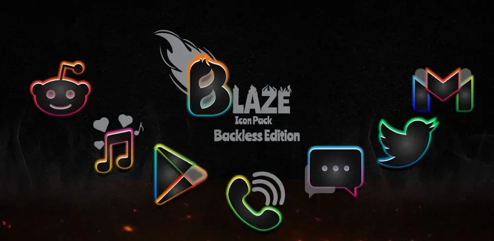 Blaze Backless Icon Pack screenshot 1