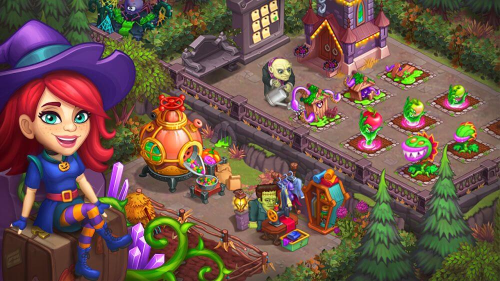 Monster Farm. Family Halloween screenshot 6