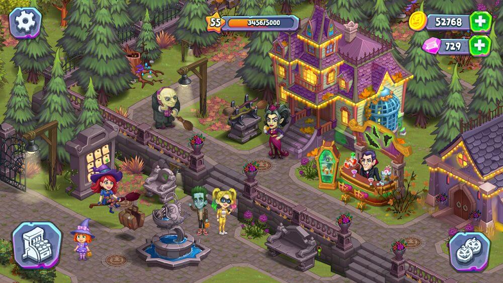 Monster Farm. Family Halloween screenshot 3