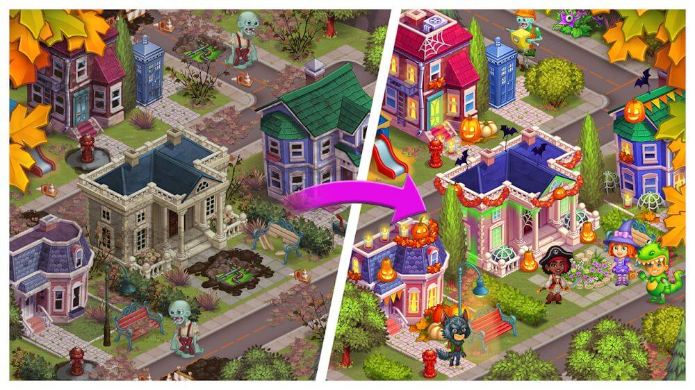 Monster Farm. Family Halloween screenshot 4