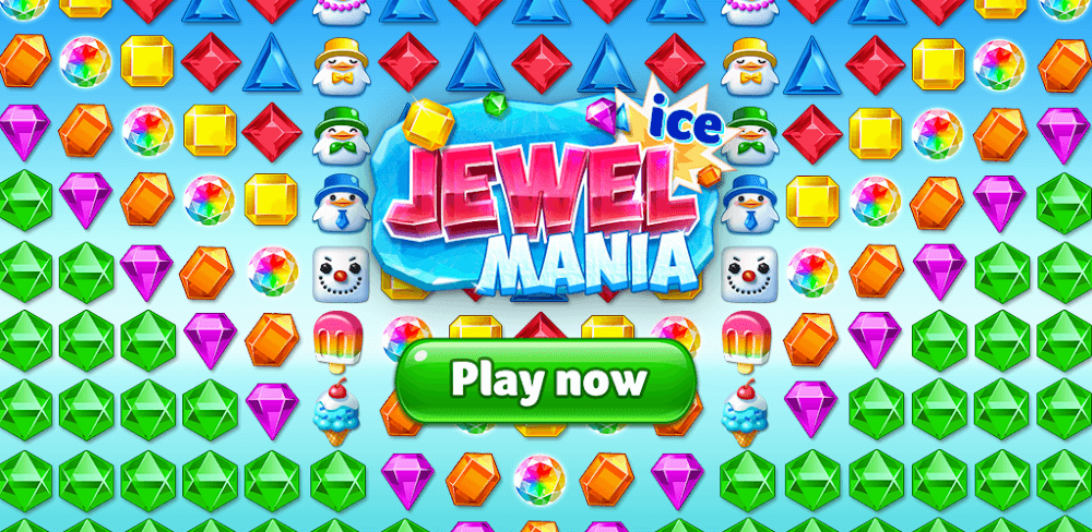 Jewel Ice Mania: Match 3 Puzzle screenshot 1
