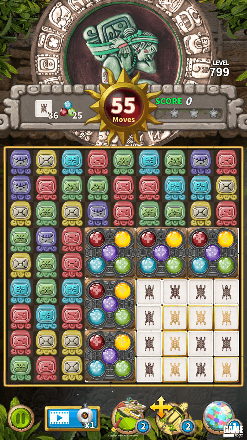 Glyph of Maya screenshot displaying the offline play feature.