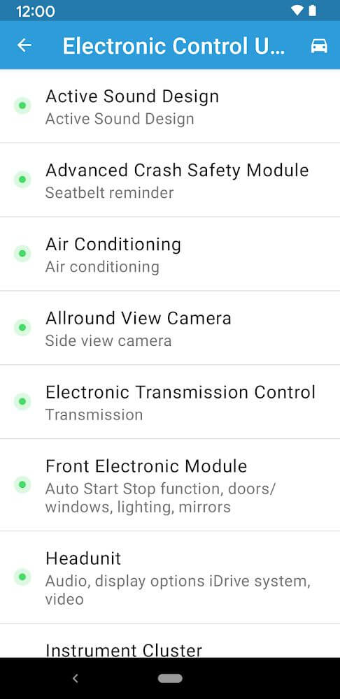 BimmerCode for BMW and MINI screenshot 3