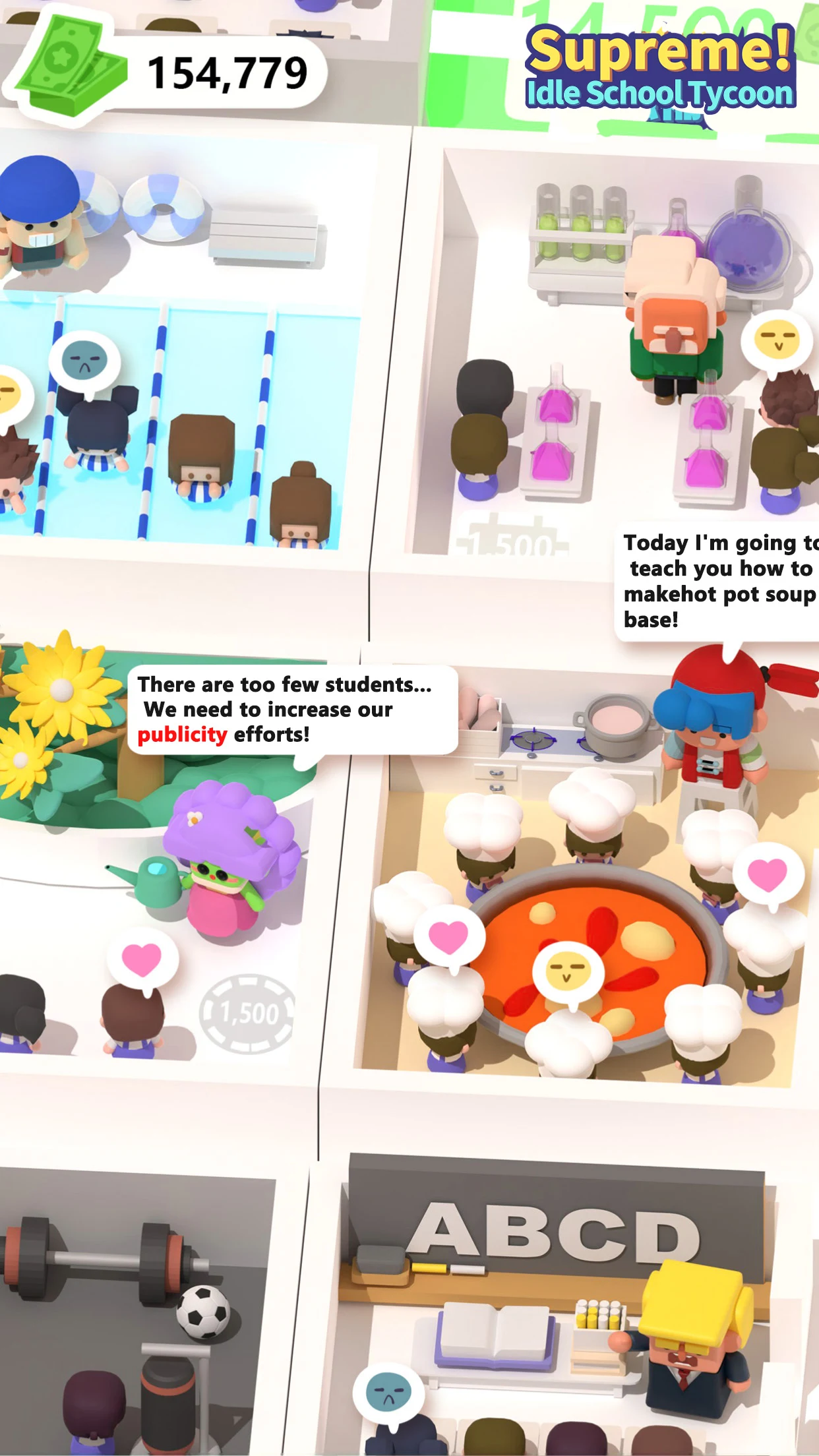 Supreme! Idle School Tycoon screenshot 2
