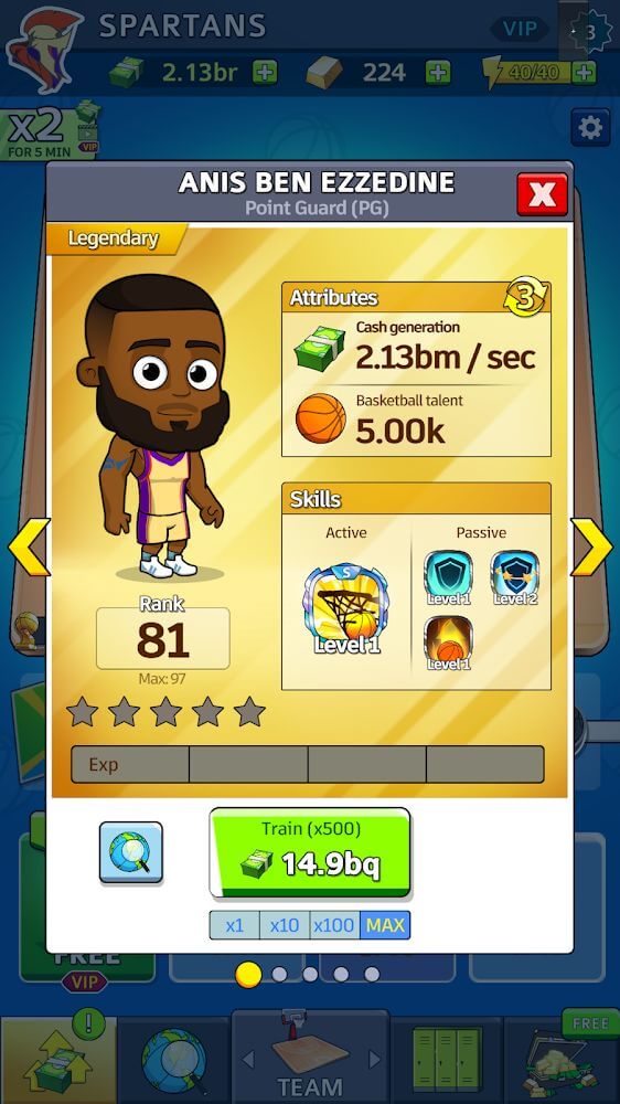 Idle Five Basketball screenshot 4