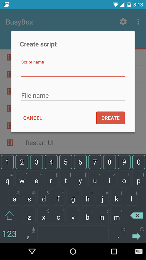 BusyBox for Android screenshot 4