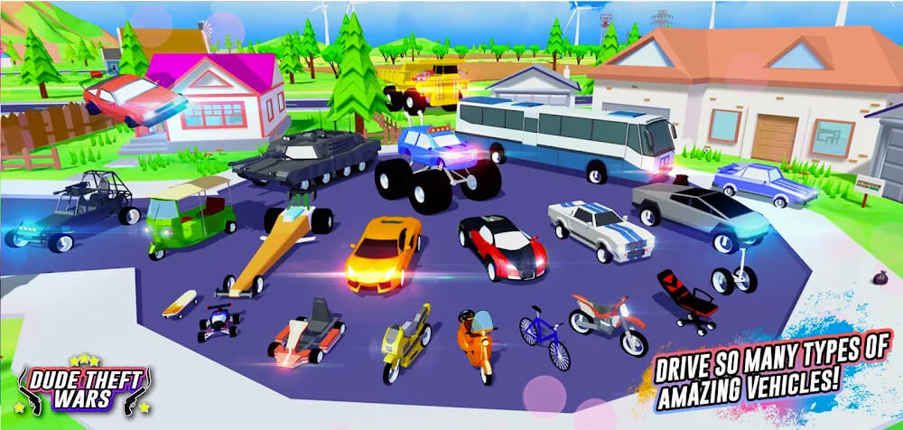 Dude Theft Wars screenshot 4