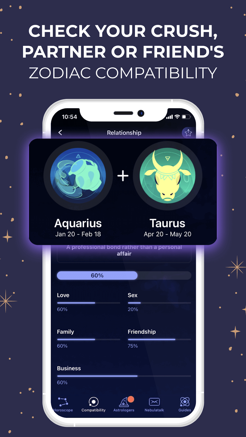 Nebula: Horoscope & Astrology screenshot 3