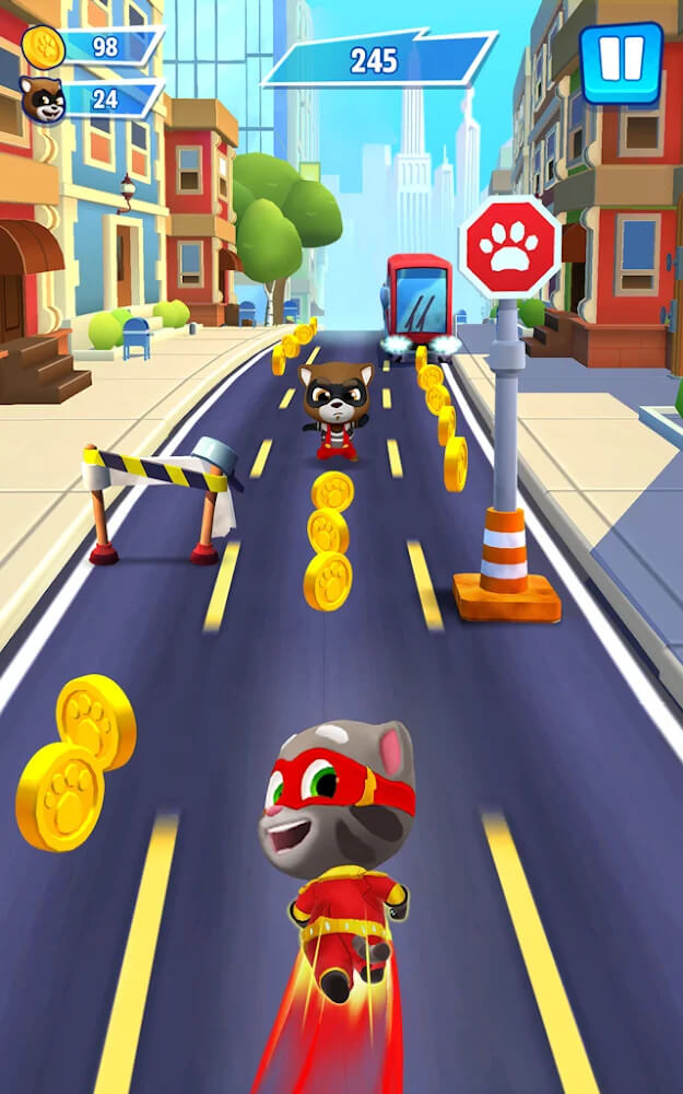 Talking Tom Hero Dash screenshot 2