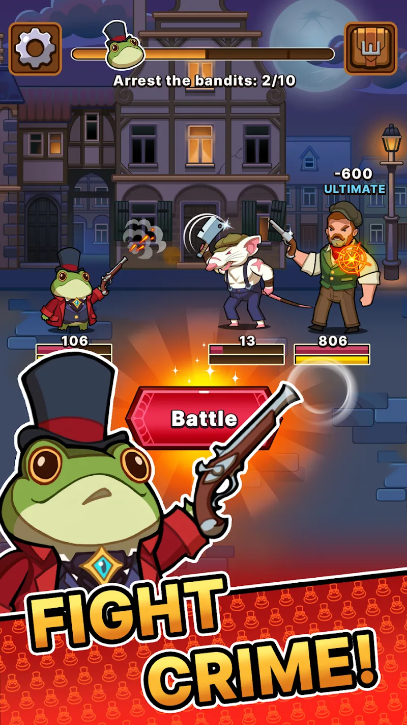 DetecToad: Detective Idle RPG screenshot 2
