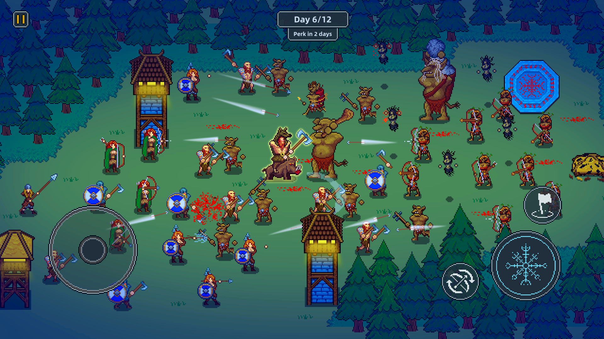 Viking Hero TD: Roguelike RTS screenshot 1