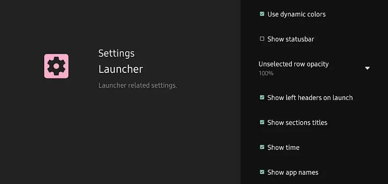 Projectivy Launcher screenshot 5