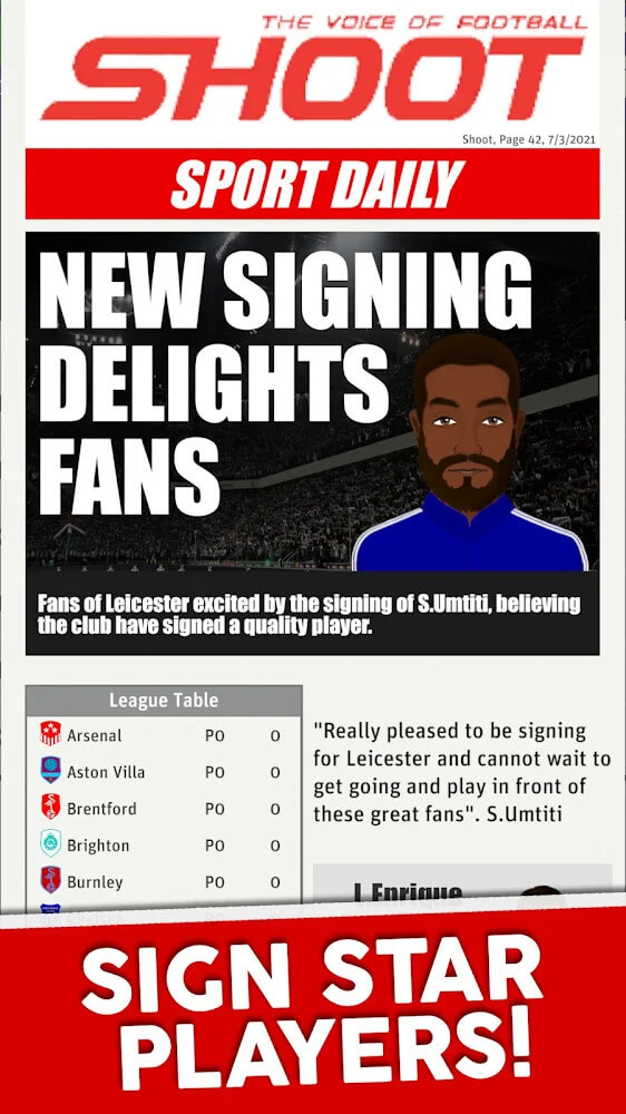 Club Soccer Director 2022 screenshot 5