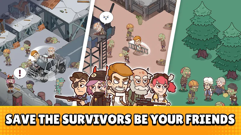 Mini Survival: Zombie Fight screenshot 2