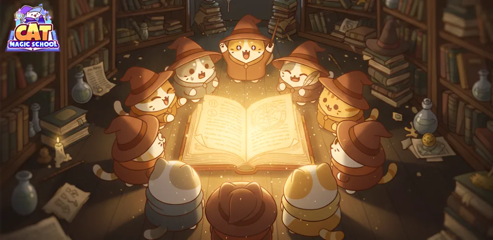Cat Magic School: Cute Tycoon screenshot 1