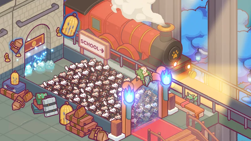 Cat Magic School: Cute Tycoon screenshot 2