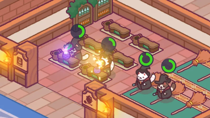 Cat Magic School: Cute Tycoon screenshot 4