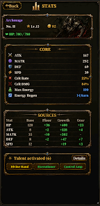 Infinite Tower: Text RPG screenshot 5
