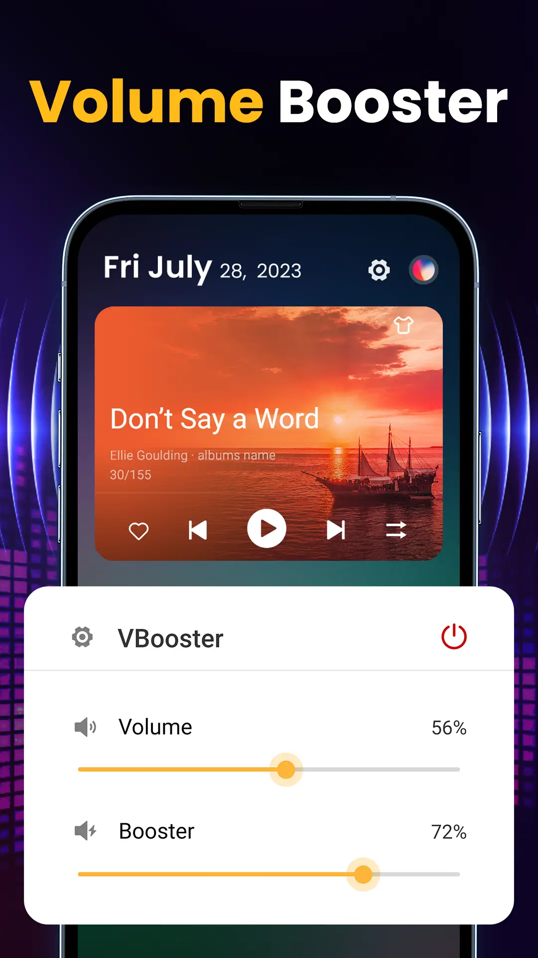 Extra Volume Booster & Speaker screenshot 2