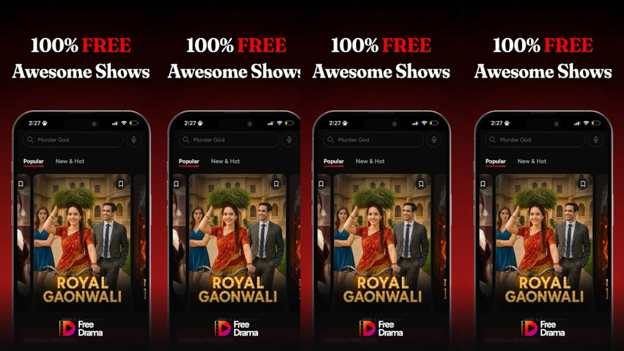 Screenshot 1: FreeDrama - Watch Free & Earn - Enjoy unlimited entertainment and potential rewards with this captivating app.