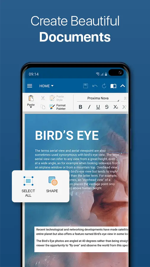 MobiOffice (OfficeSuite) screenshot 2