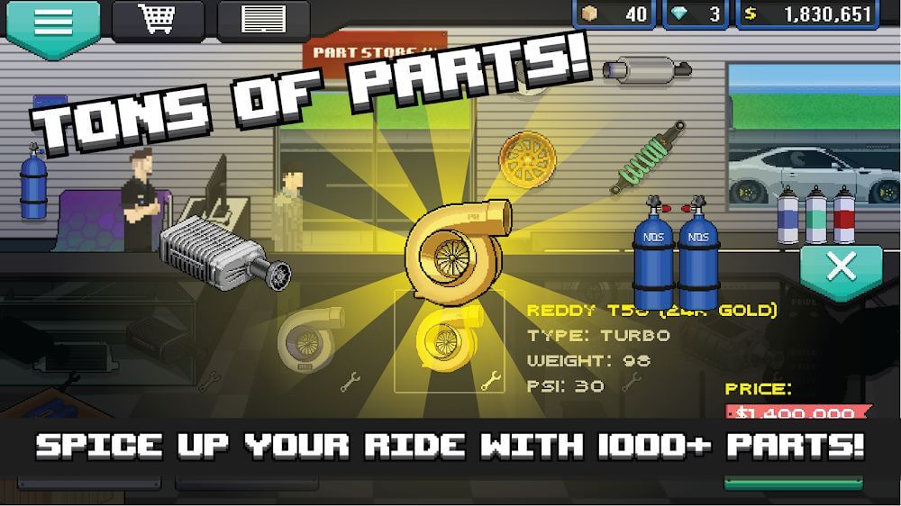 Pixel Car Racer screenshot 3