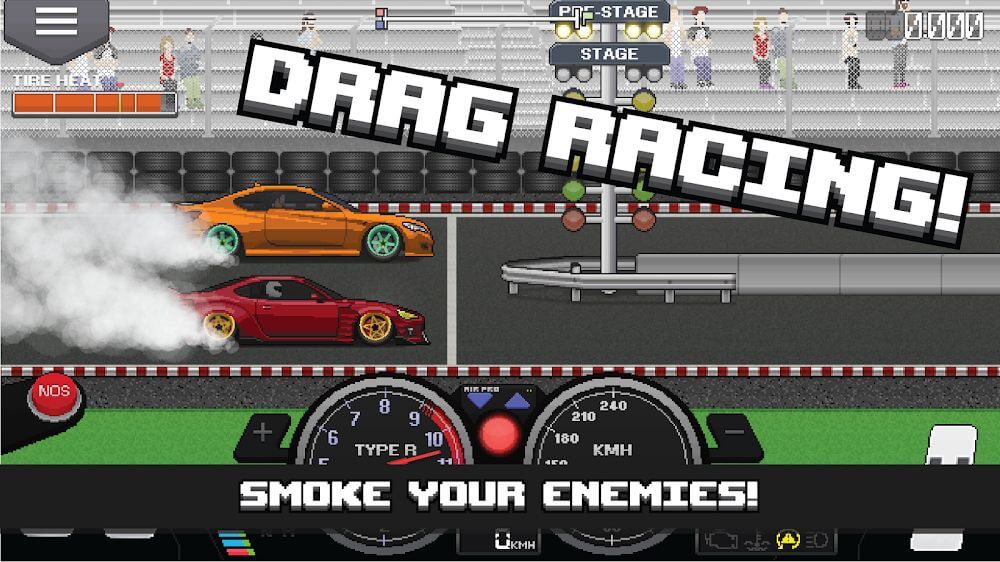 Pixel Car Racer screenshot 2