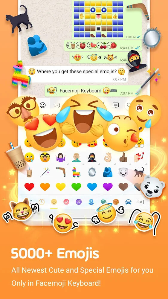 Facemoji Emoji Keyboard screenshot 3