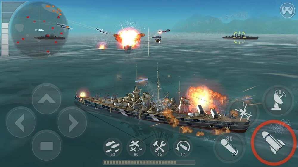 WARSHIP BATTLE screenshot 2